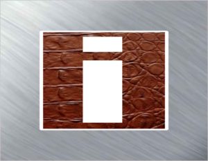 Info Icon Leather