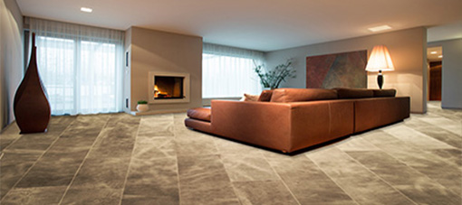 Leatherflooring livingroom, perfect style